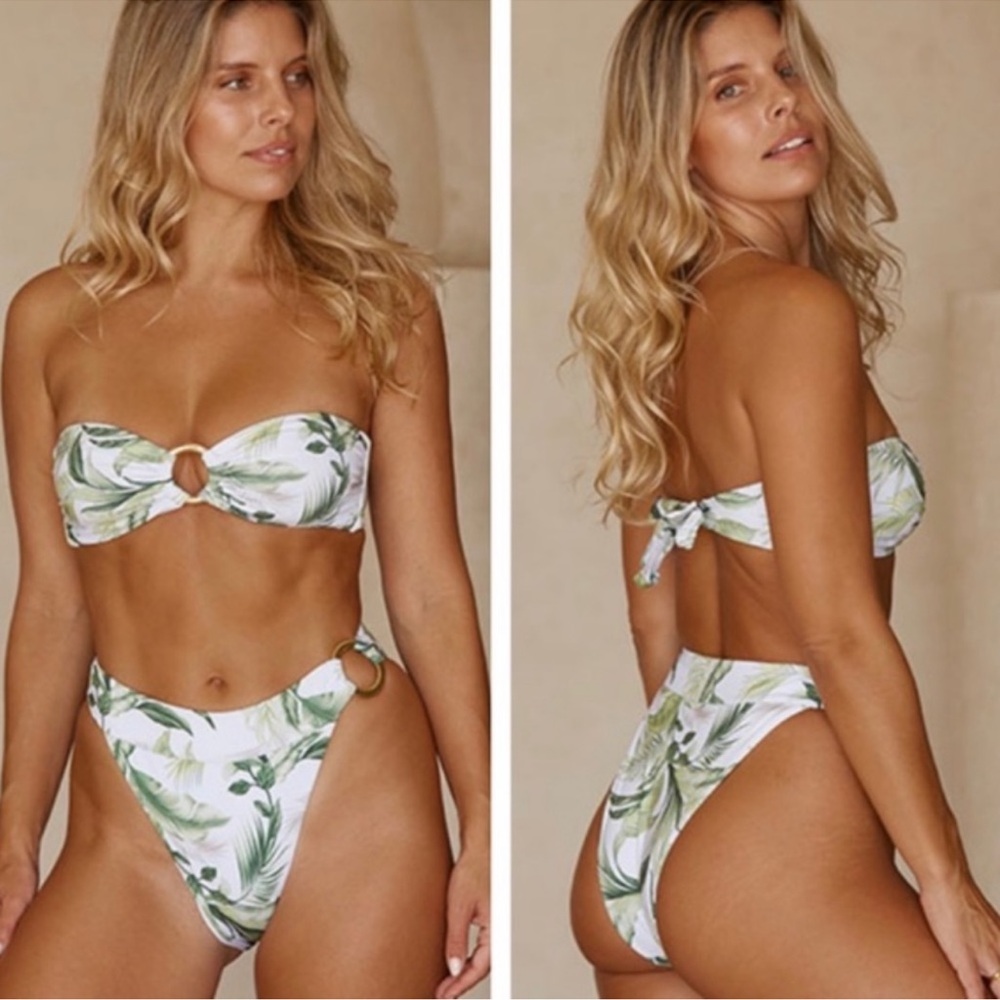Monday Swimwear Tropical Leaf Bikini